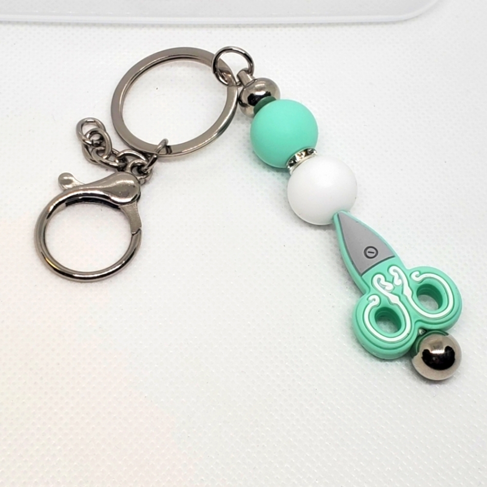 B2G1F 1pc Beaded Keychain, New
